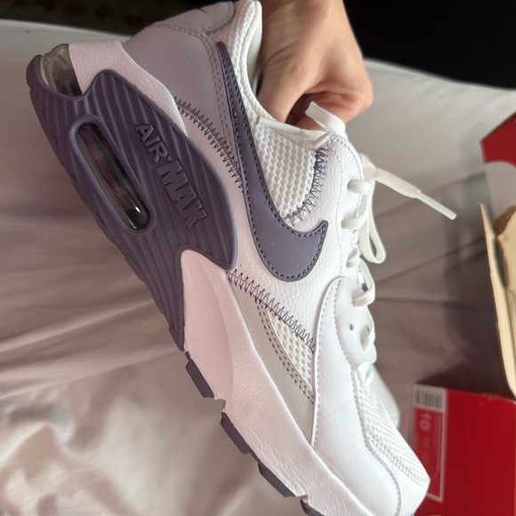 Nike Air Max White and Purple Sneakers - Picture 2 of 8